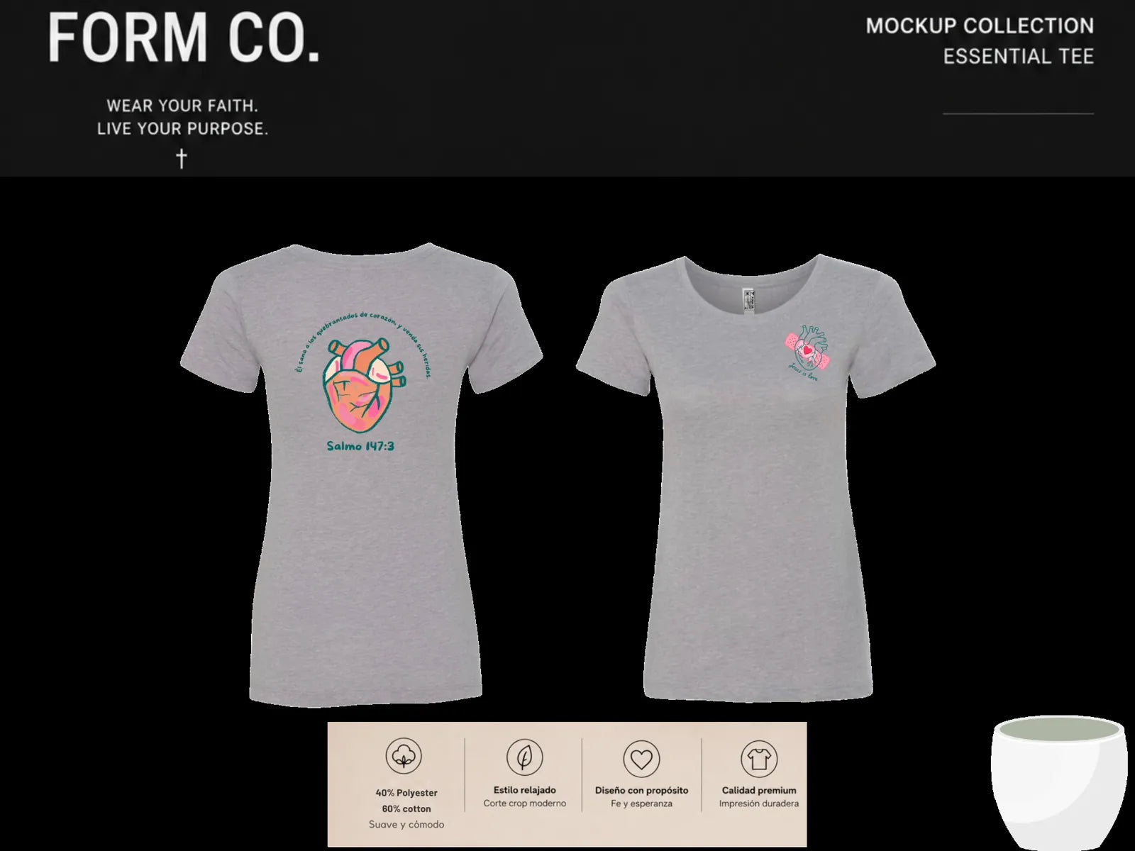 Salmo 147:3 Essential Tee