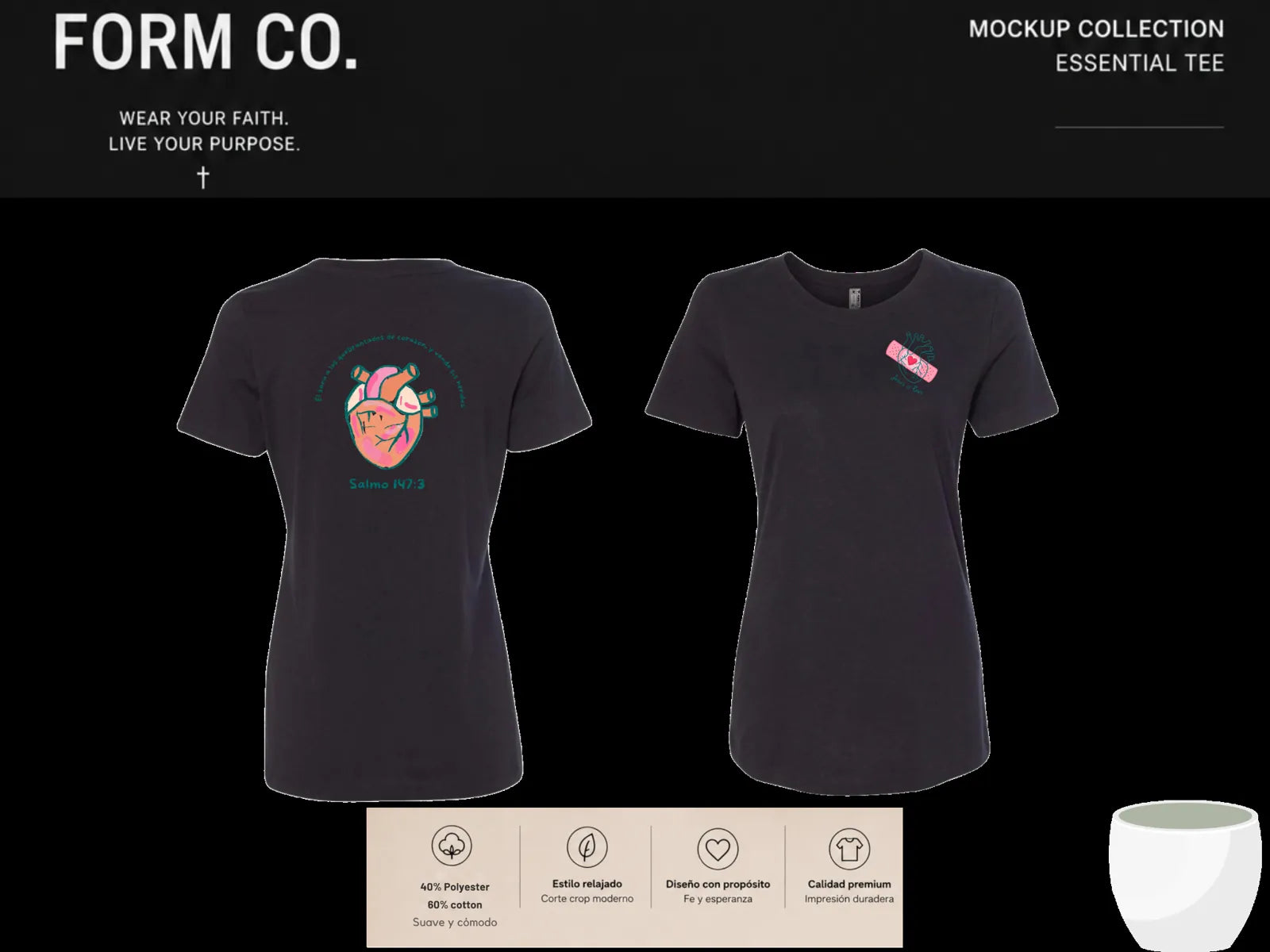 Salmo 147:3 Essential Tee