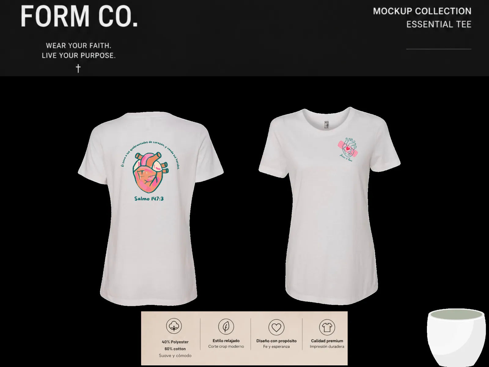 Salmo 147:3 Essential Tee