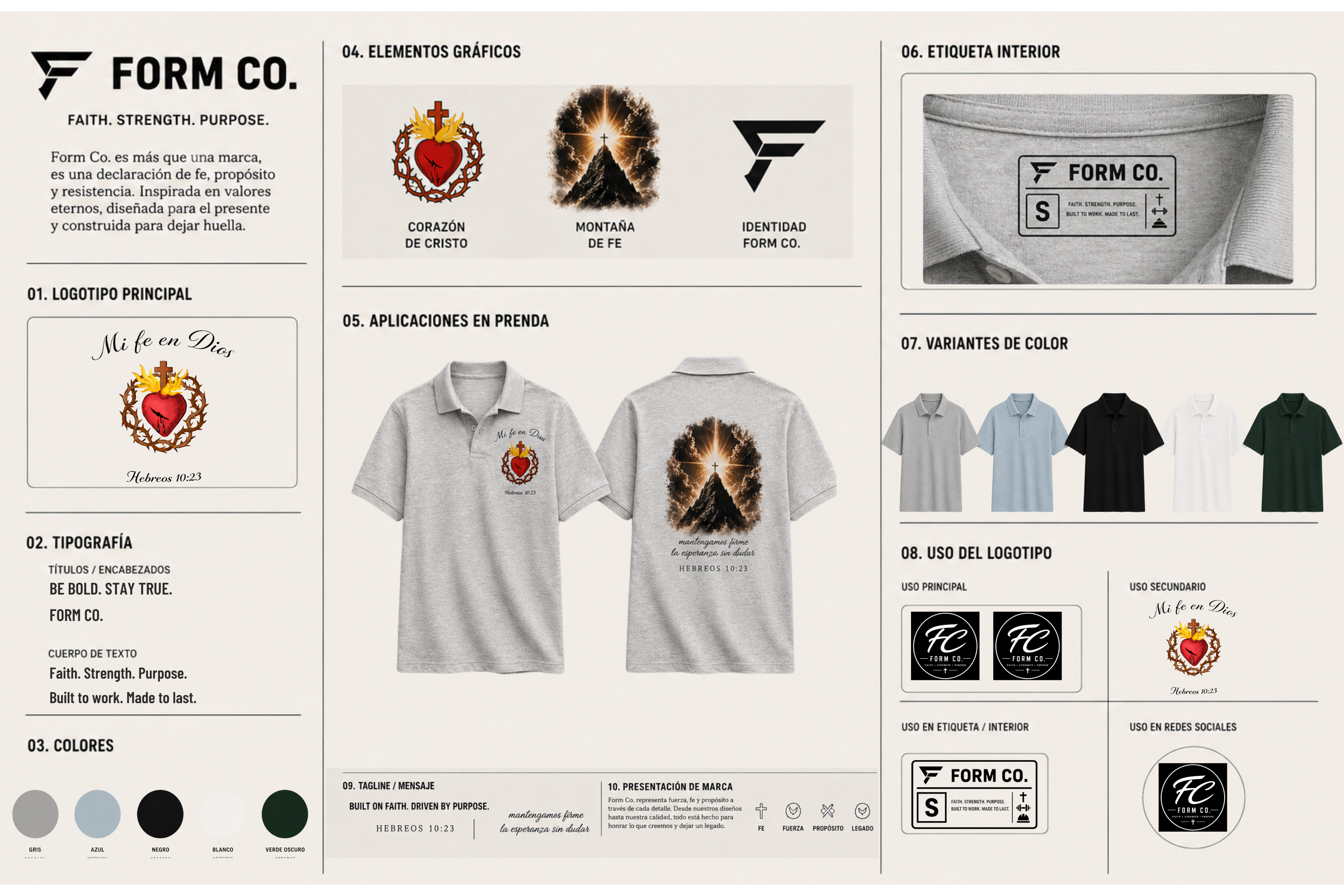 Polo Mi Fe en Dios – Form Co.