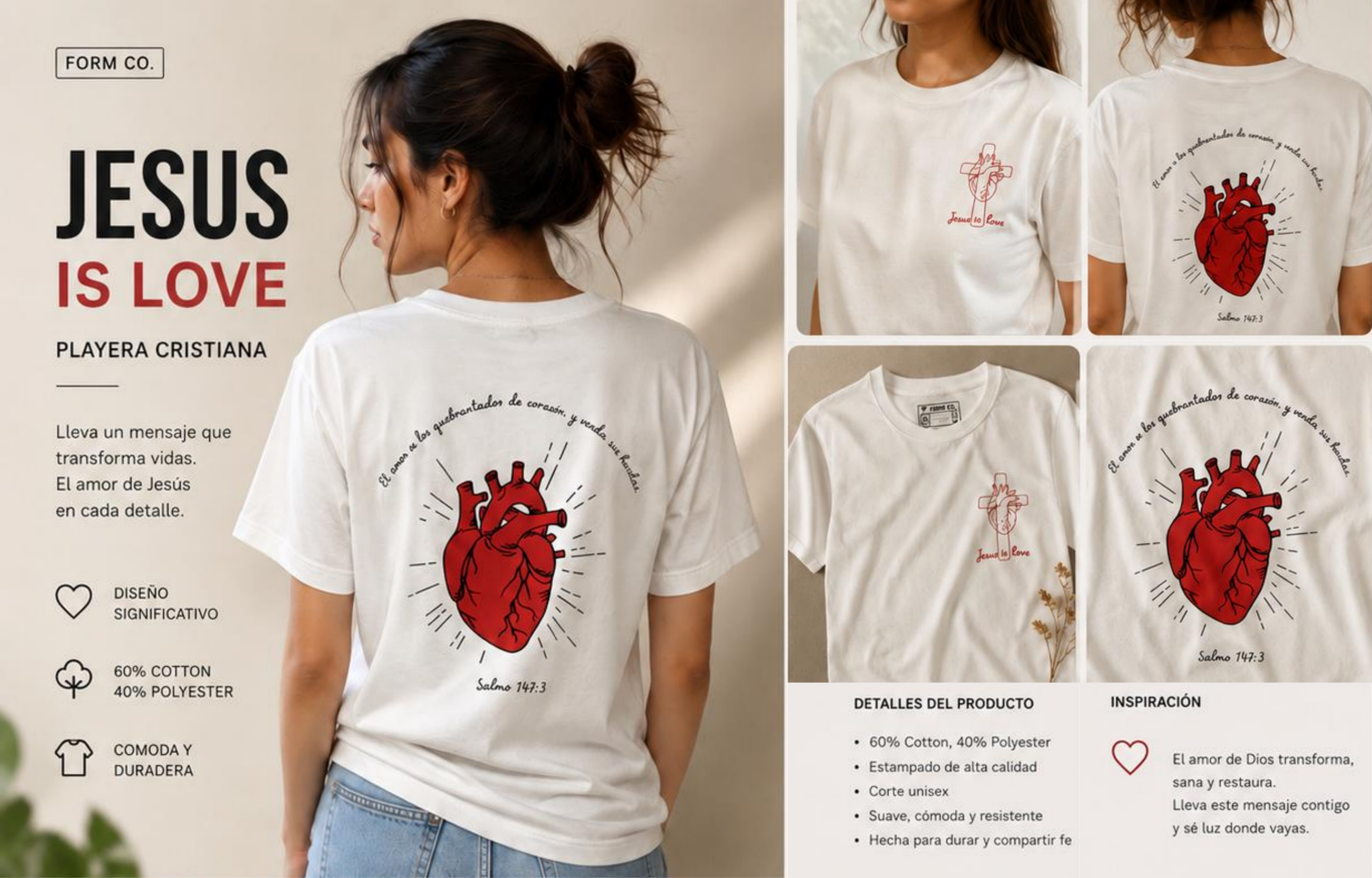 Jesus Is Love – Playera Cristiana